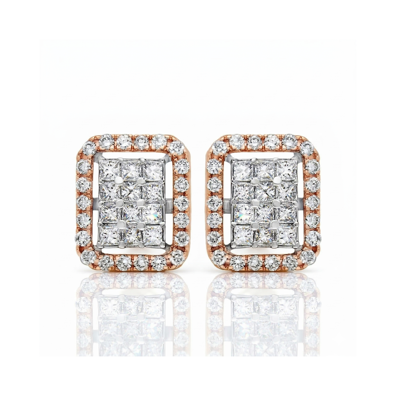 Gotham Cluster Lab Grown Diamond Earrings