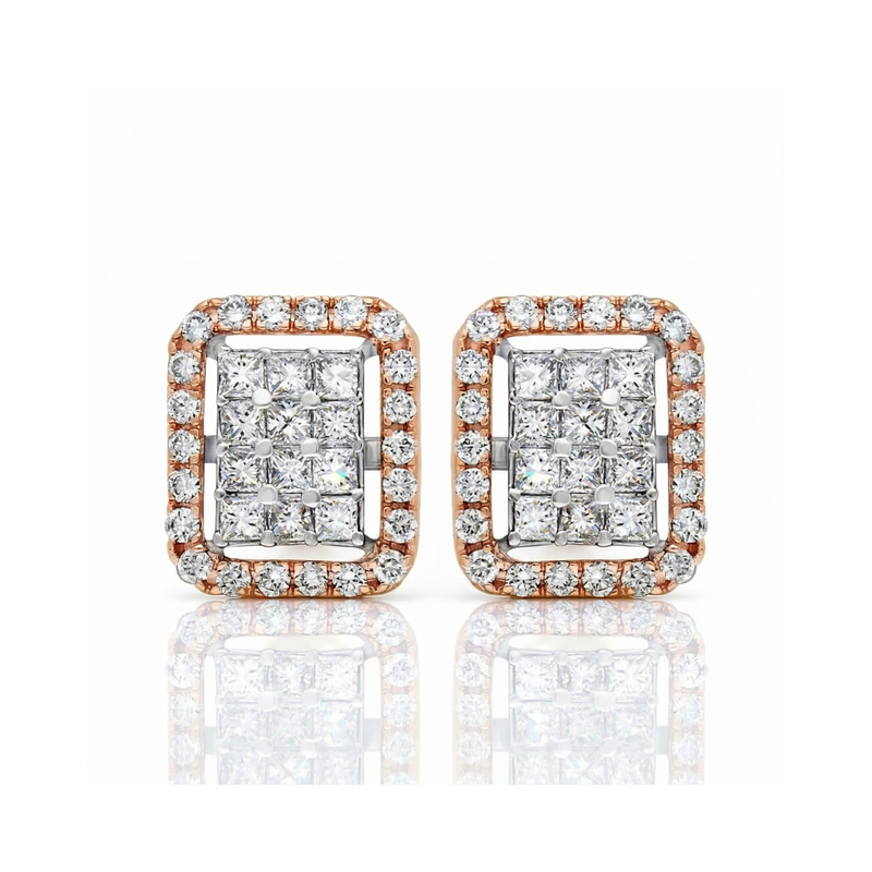 Gotham Cluster Lab Grown Diamond Earrings