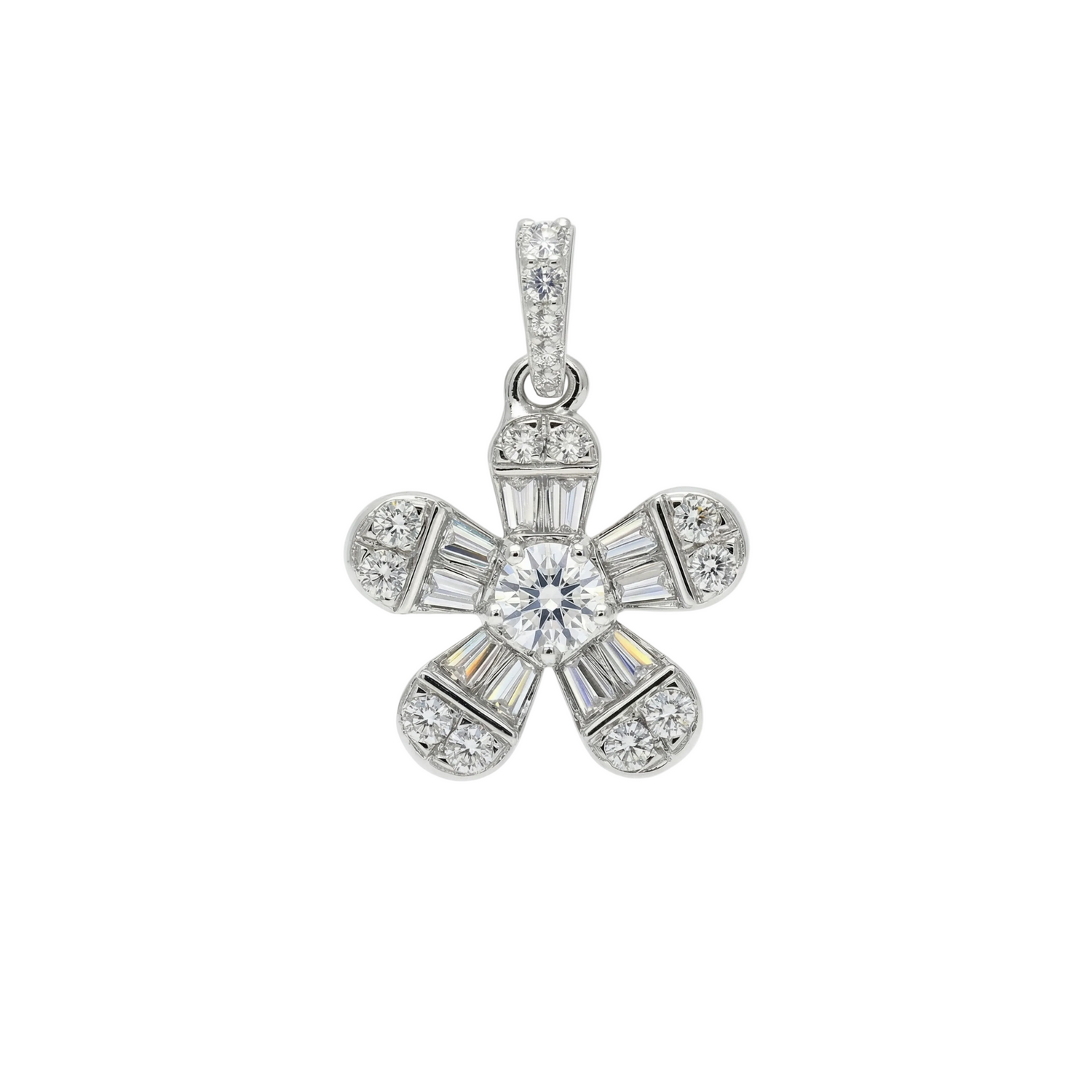 Lux Starburst Lab Grown Diamond Pendant