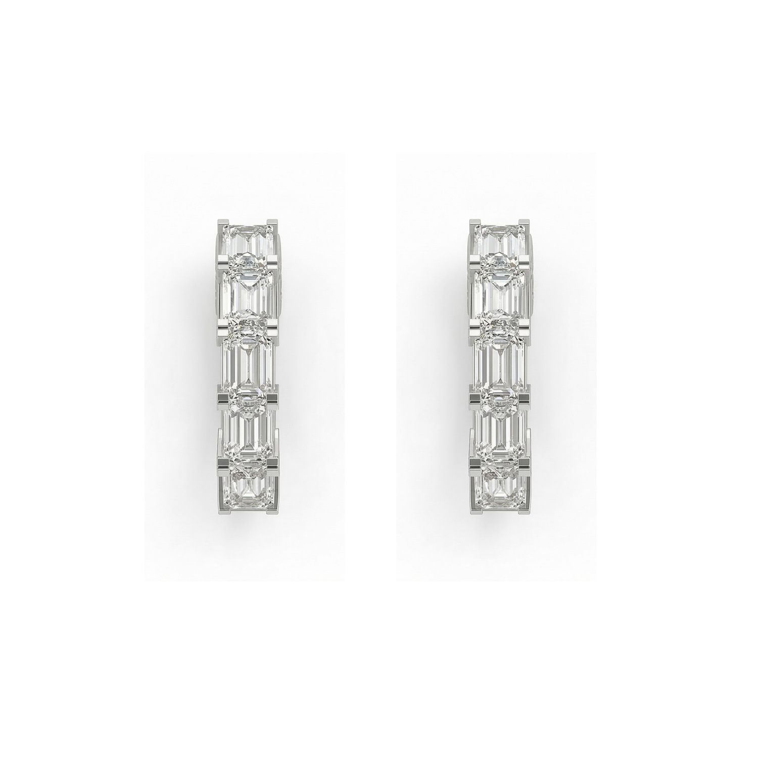 Rhythm Hoops Lab Grown Diamond Earrings