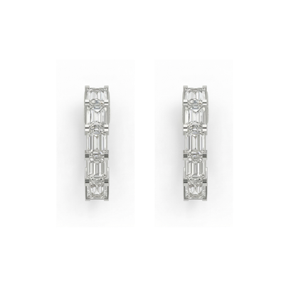 Rhythm Hoops Lab Grown Diamond Earrings