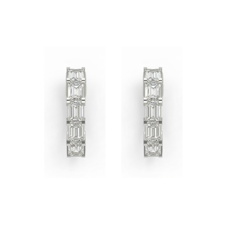 Rhythm Hoops Lab Grown Diamond Earrings