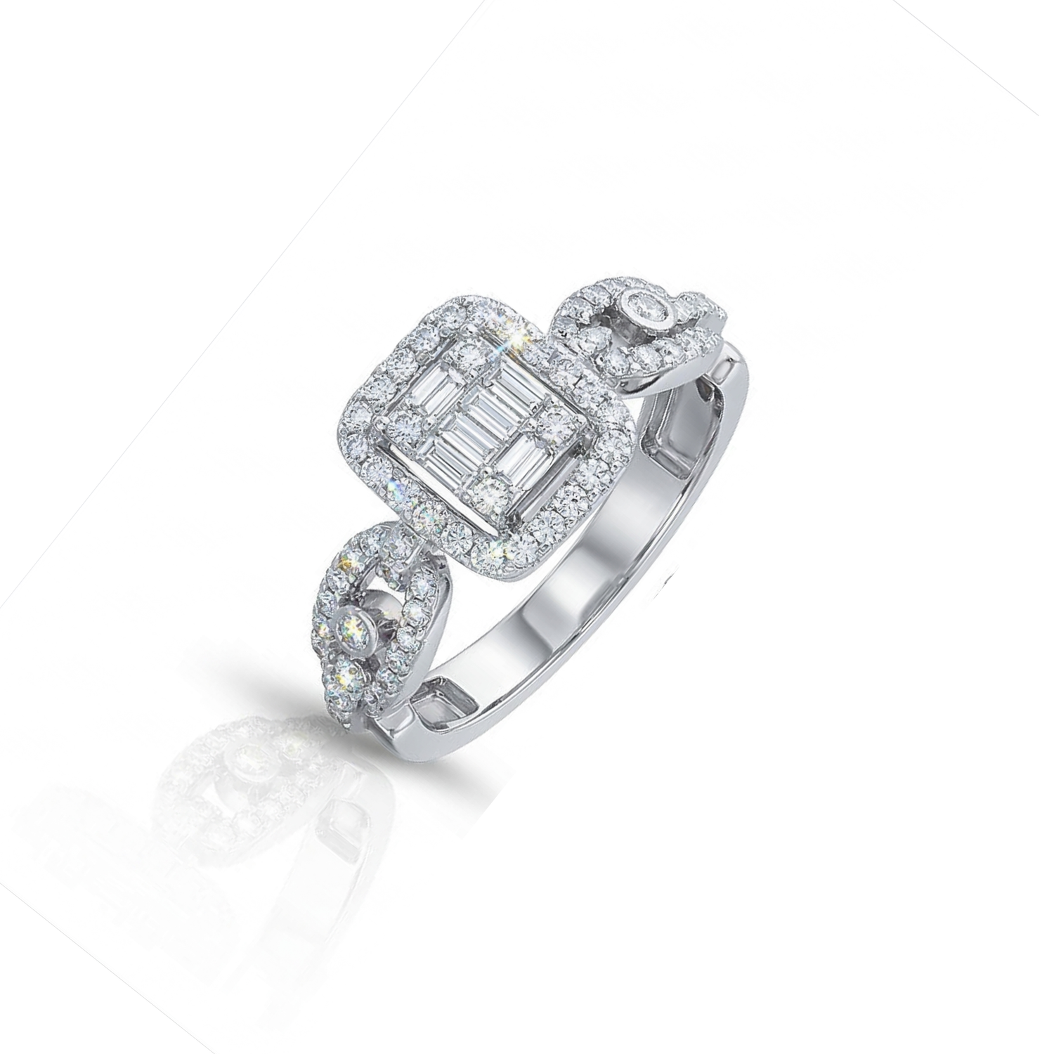 Palais Deco Lab Grown Diamond Ring