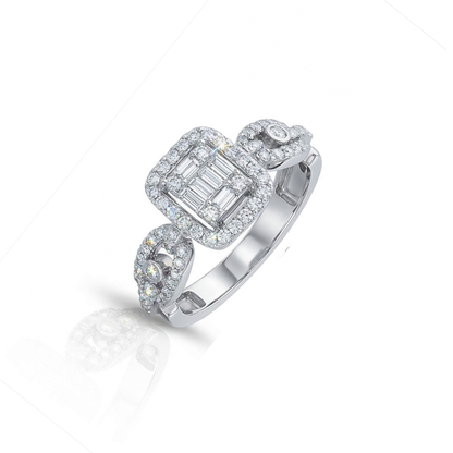 Palais Deco Lab Grown Diamond Ring