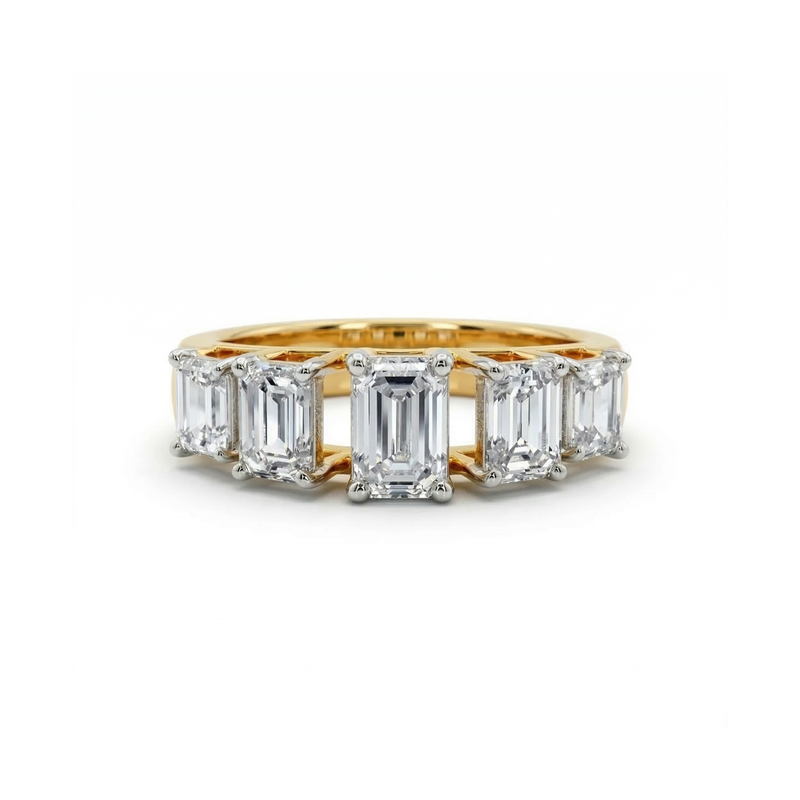 Emerald Constellation Lab Grown Diamond Ring
