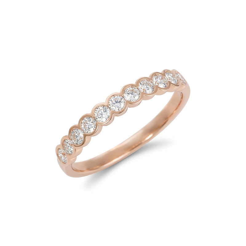 Horizon Wave Lab Grown Diamond Ring