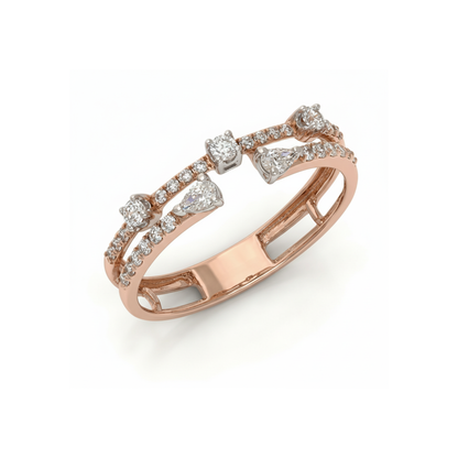 Stardust Wrap Lab Grown Diamond Ring