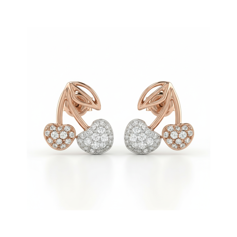 Cherry Jubilee Lab Grown Diamond Earrings
