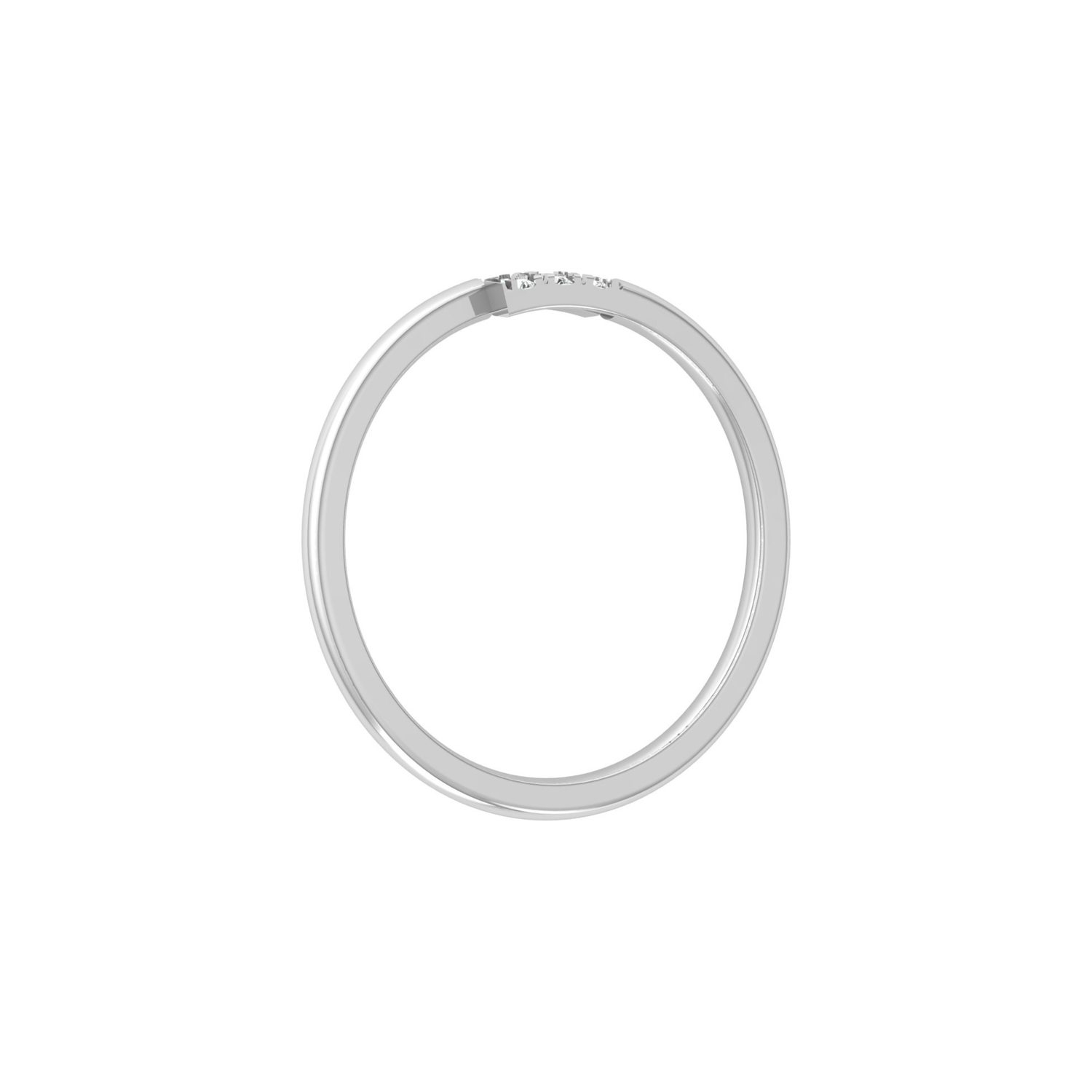 Symmetry Six Platinum Plated Lab Grown Diamond Ring