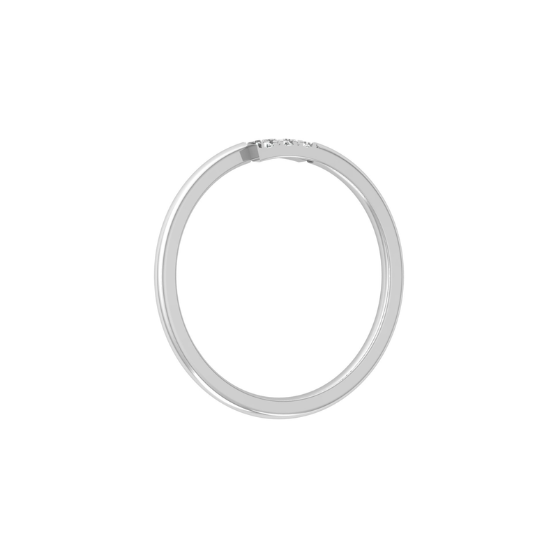 Symmetry Six Platinum Plated Lab Grown Diamond Ring