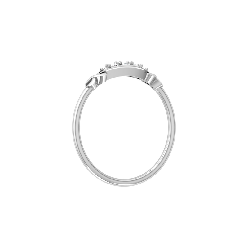 Boundless Arc Platinum Plated Lab Grown Diamond Ring