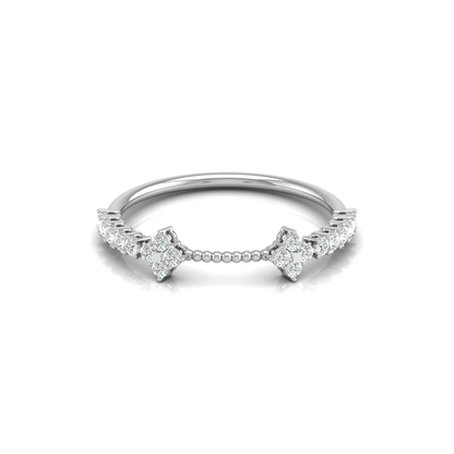 Celestial Tether Platinum Plated Lab Grown Diamond Ring
