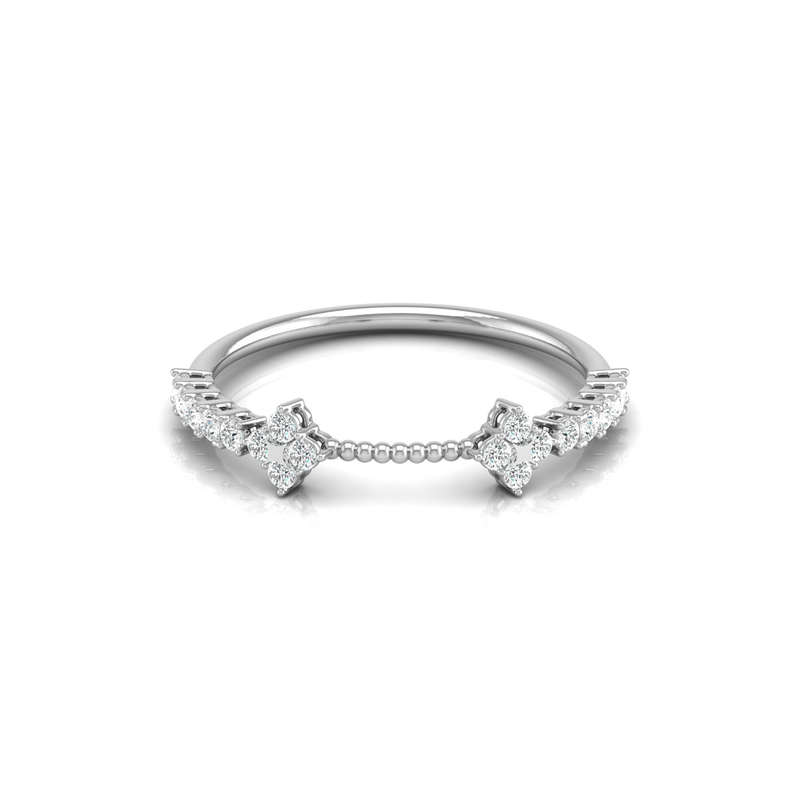 Celestial Tether Platinum Plated Lab Grown Diamond Ring