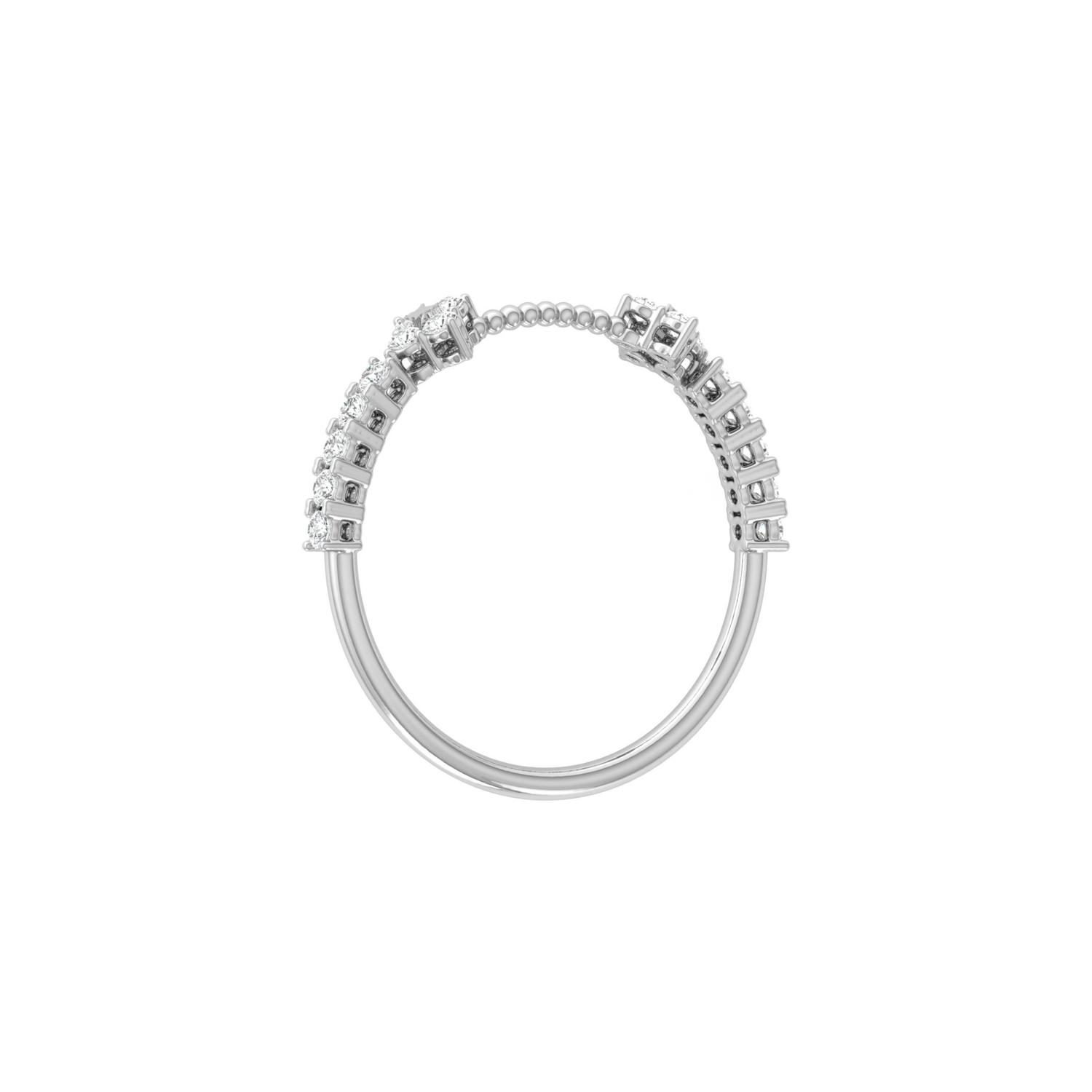 Celestial Tether Platinum Plated Lab Grown Diamond Ring