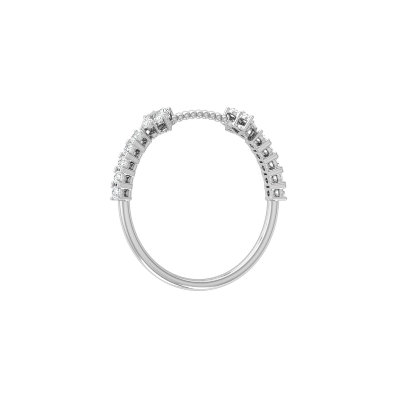 Celestial Tether Platinum Plated Lab Grown Diamond Ring