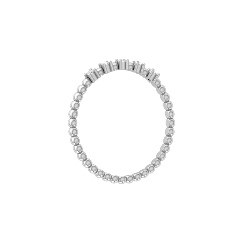 Orbital Pulse Platinum Plated Lab Grown Diamond Ring