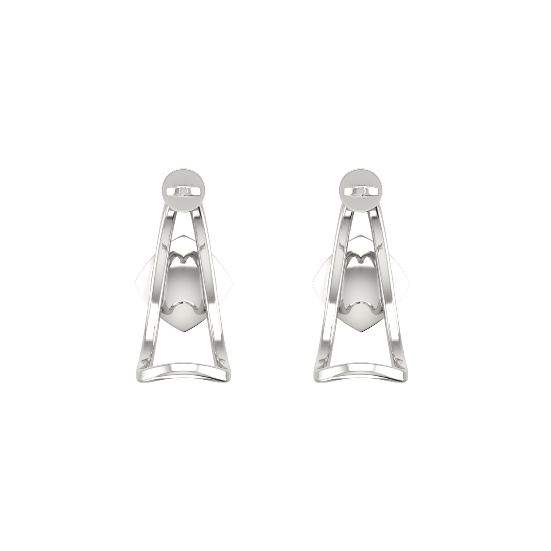 Guardian Kite Platinum Plated Lab Grown Diamond Earrings