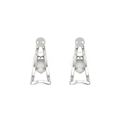 Guardian Kite Platinum Plated Lab Grown Diamond Earrings