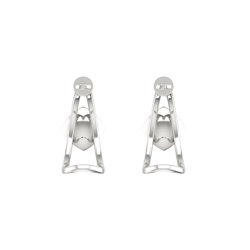 Guardian Kite Platinum Plated Lab Grown Diamond Earrings
