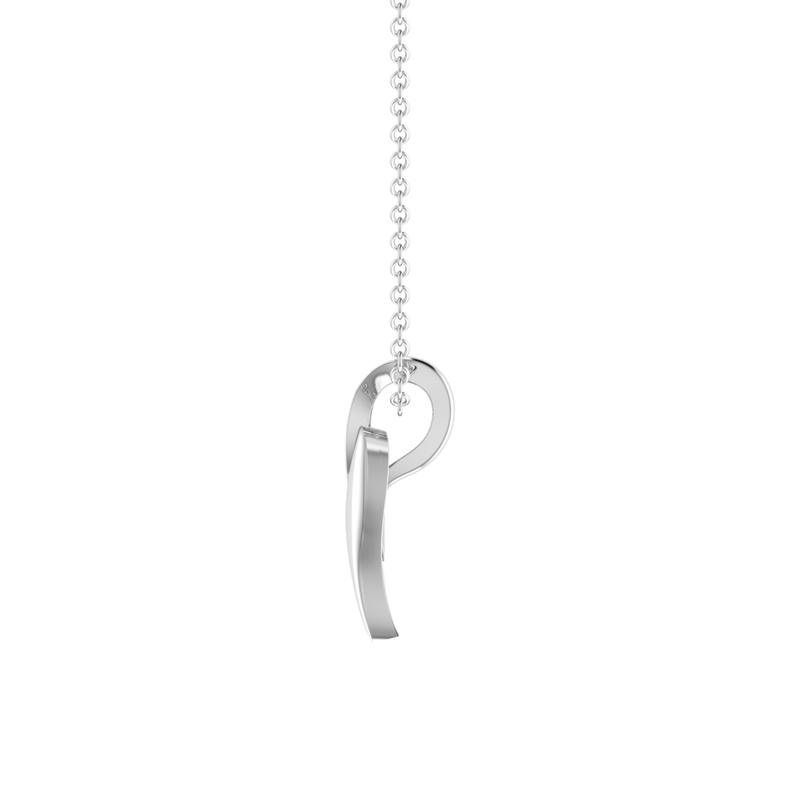 Finestra Wing Platinum Plated Lab Grown Diamond Pendant