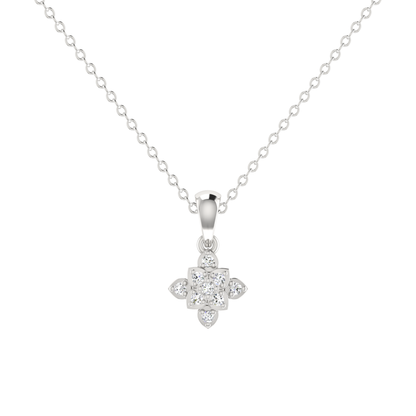 Sylphia Sacred Platinum Plated Lab Grown Diamond Pendant