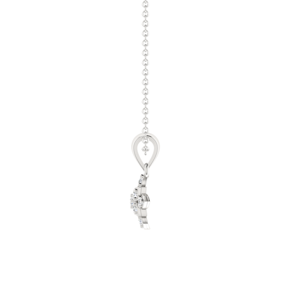 Sylphia Sacred Platinum Plated Lab Grown Diamond Pendant