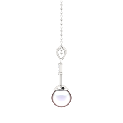 Pearlspire Platinum Plated Lab Grown Diamond Pendant