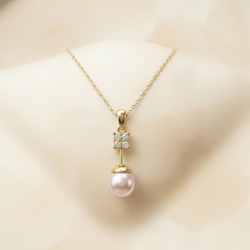 Marbella Orb Gold Plated Lab Grown Diamond Pendant