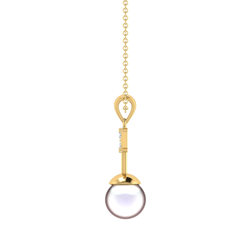 Marbella Orb Gold Plated Lab Grown Diamond Pendant