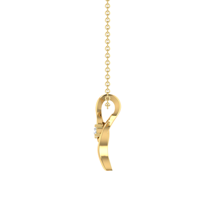 Third Eye Gold Plated Lab Grown Diamond Pendant