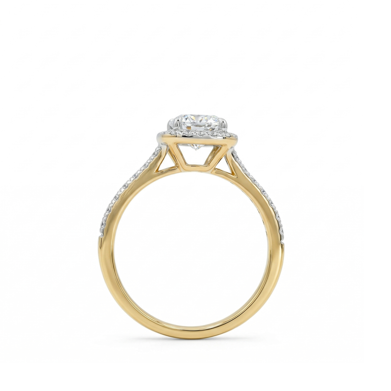 Vista Iconic Solitaire Lab Grown Diamond Ring