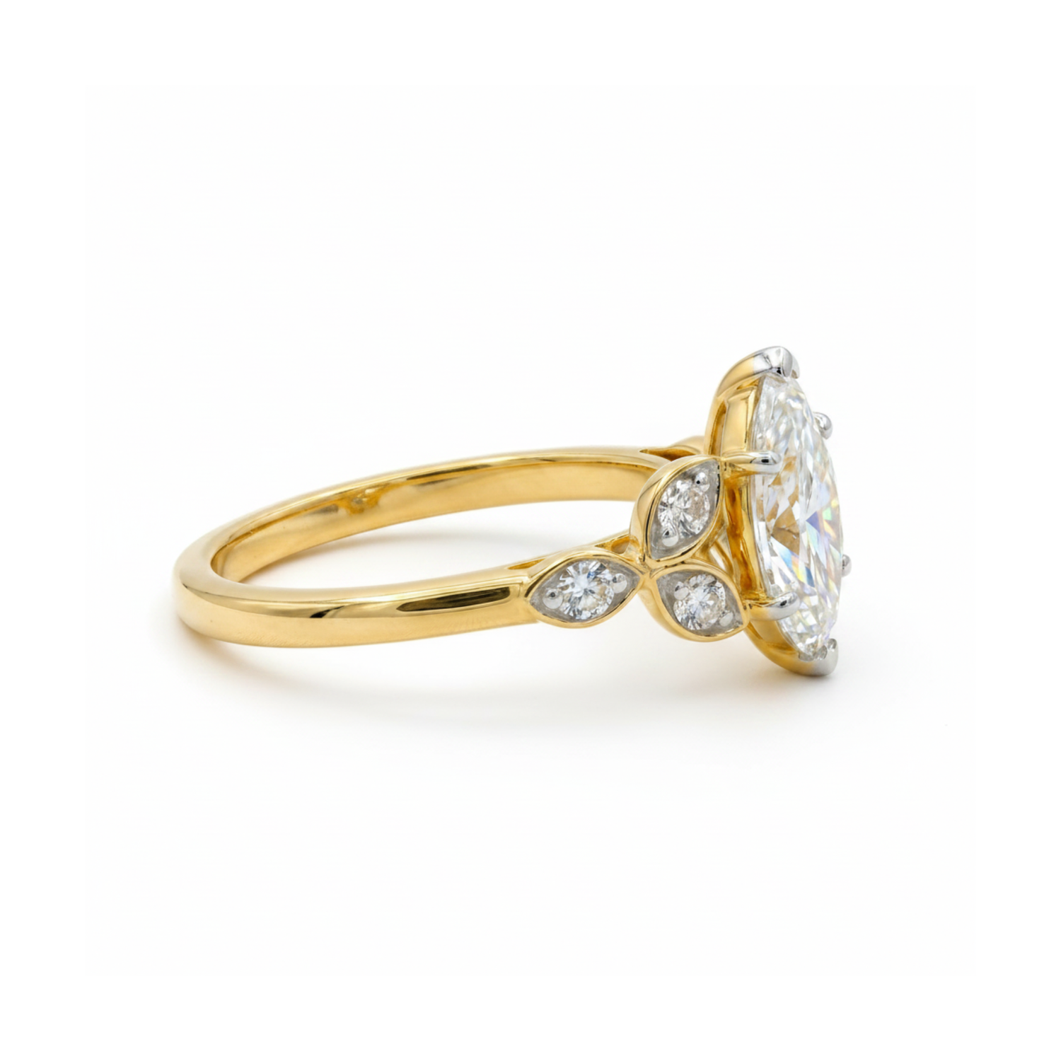 Elven Empress Solitaire Lab Grown Diamond Ring