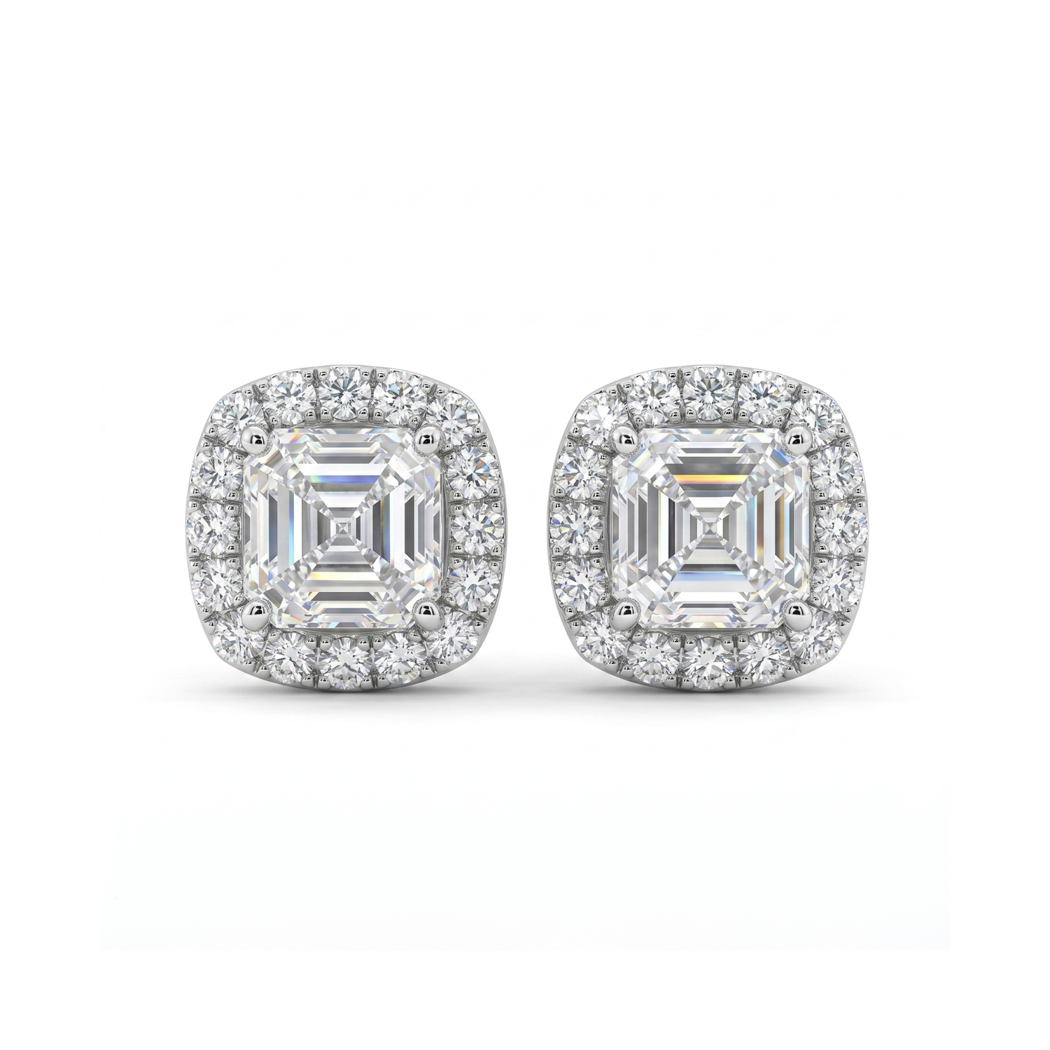 Luxe Veridian Solitaire Lab Grown Diamond Earrings