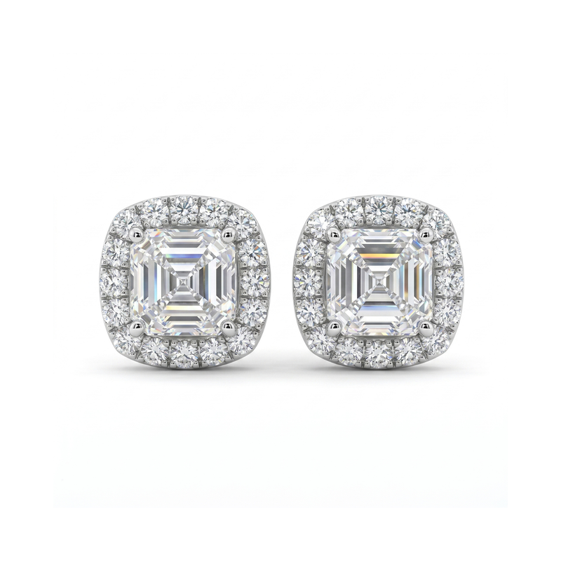 Luxe Veridian Solitaire Lab Grown Diamond Earrings