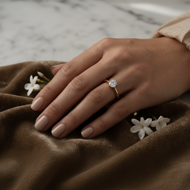 Amare Loop Lab Grown Diamond Ring