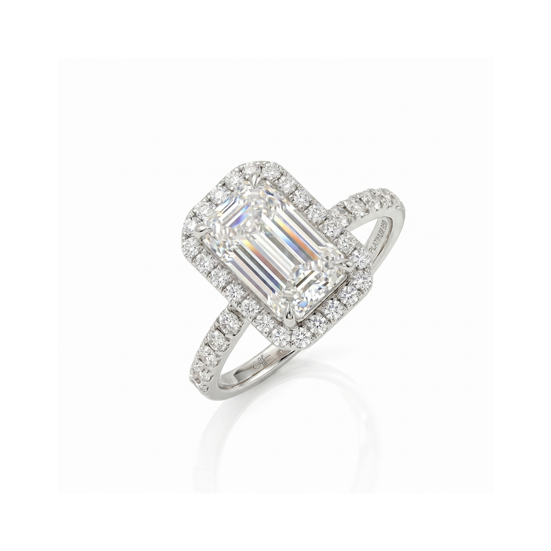 Arctic Brilliance Solitaire Lab Grown Diamond Ring
