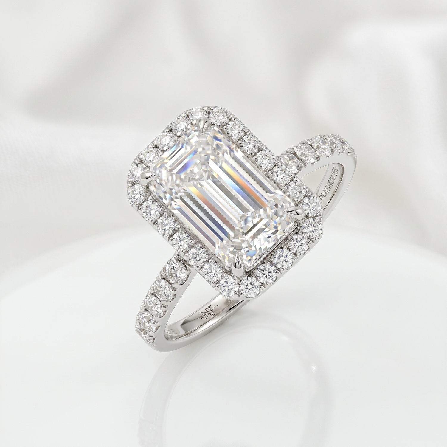 Arctic Brilliance Solitaire Lab Grown Diamond Ring
