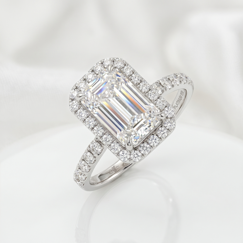 Arctic Brilliance Solitaire Lab Grown Diamond Ring