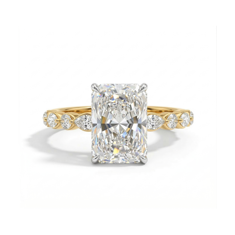 Aria Radiant Solitaire Lab Grown Diamond Ring