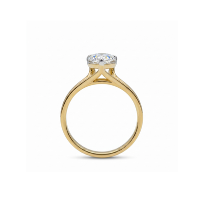 Aurora Embrace Solitaire Lab Grown Diamond Ring