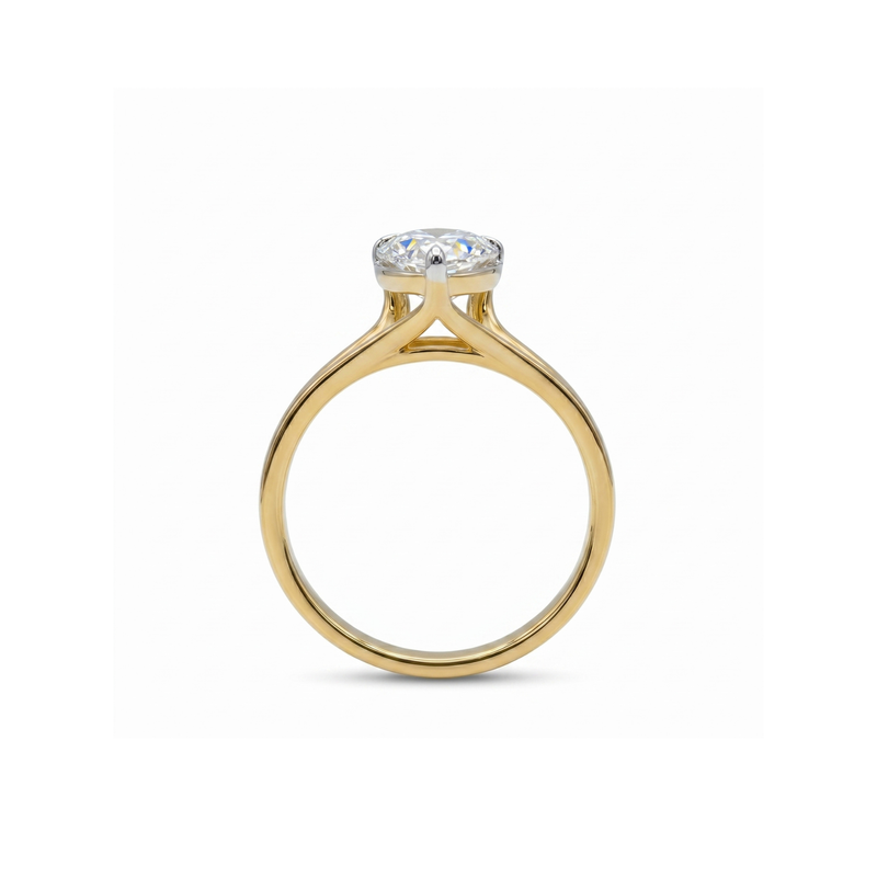 Aurora Embrace Solitaire Lab Grown Diamond Ring