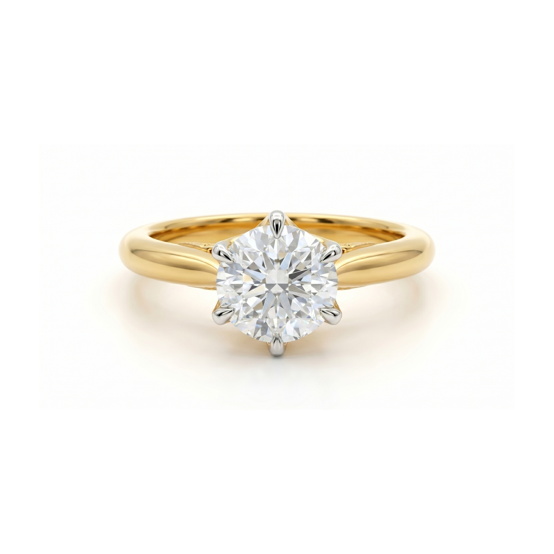 Beloved Bloom Solitaire Lab Grown Diamond Ring
