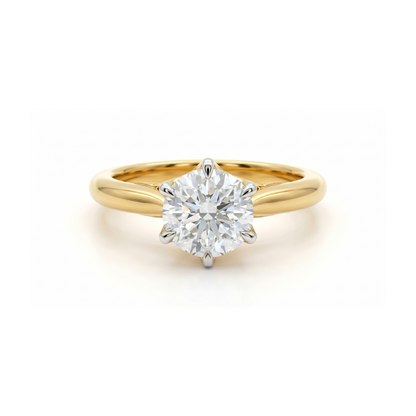 Beloved Bloom Solitaire Lab Grown Diamond Ring