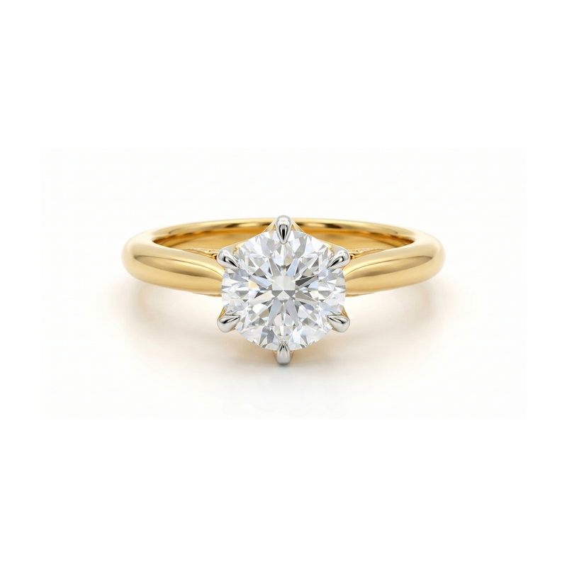 Beloved Bloom Solitaire Lab Grown Diamond Ring