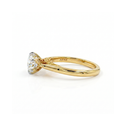 Beloved Bloom Solitaire Lab Grown Diamond Ring