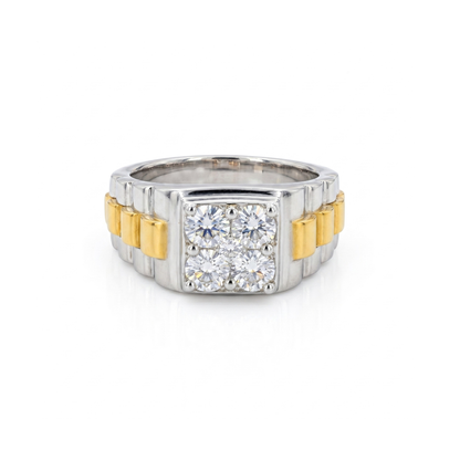 Bolt Cluster Lab Grown Diamond Ring