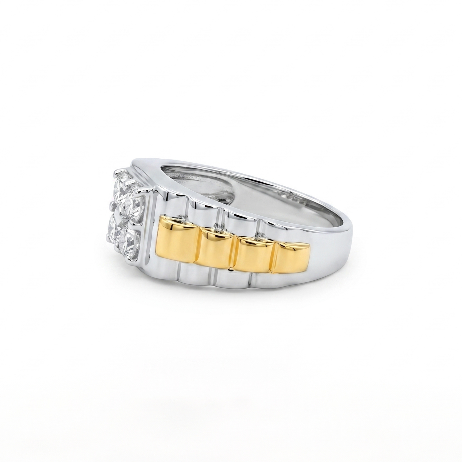 Bolt Cluster Lab Grown Diamond Ring