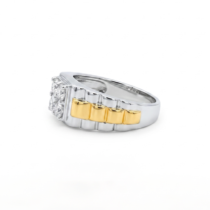 Bolt Cluster Lab Grown Diamond Ring