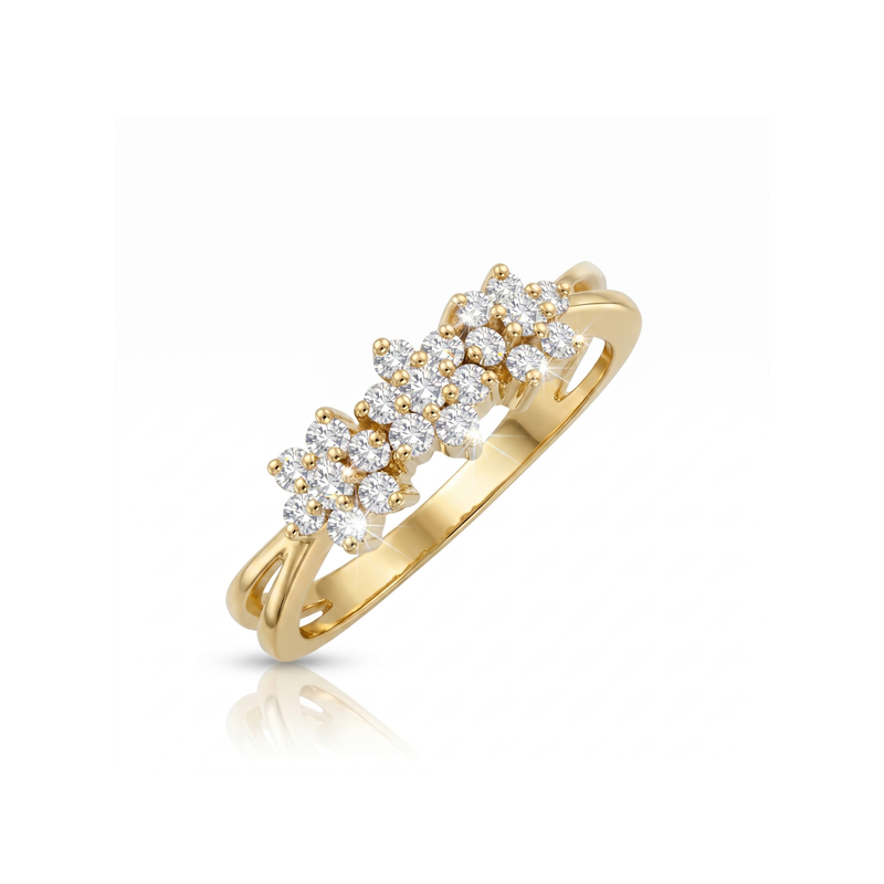 Botanical Muse Cluster Lab Grown Diamond Ring