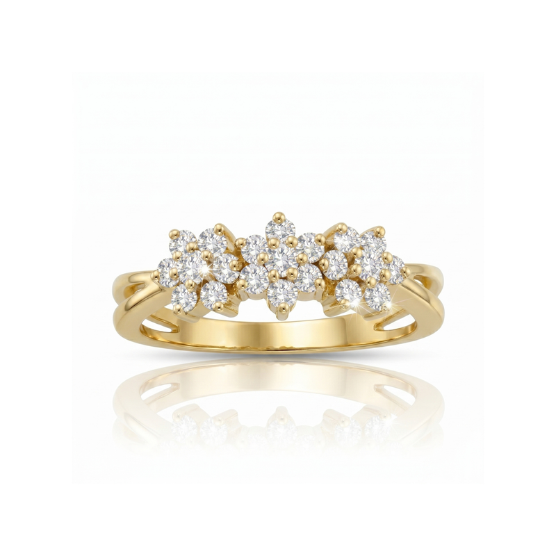 Botanical Muse Cluster Lab Grown Diamond Ring